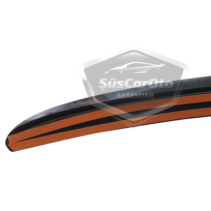 Opel Astra G 1998-2004 Spoiler Superior de Maletero Embellecedor de Maletero Piano Black Negro Brillante