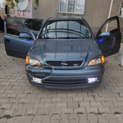 Opel Astra G 1998-2004 Compatible Labio Delantero Flexible Universal Astra H Lip de 2 Piezas para Parachoques Delantero/Faldón Delantero