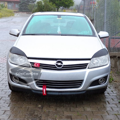 Opel Astra H 2004-2014 Universal Lip Flexible Labio Delantero 2 Piezas Spoiler Defensa Delantera Aditamento Parachoques Delantero