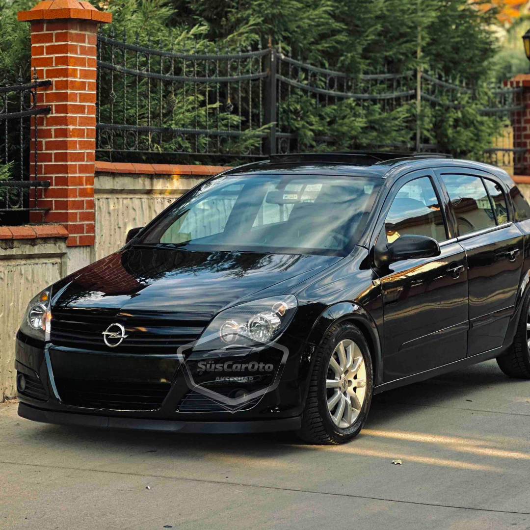 Opel Astra H 2004-2014 Universal Lip Flexible Labio Delantero 2 Piezas Spoiler Defensa Delantera Aditamento Parachoques Delantero