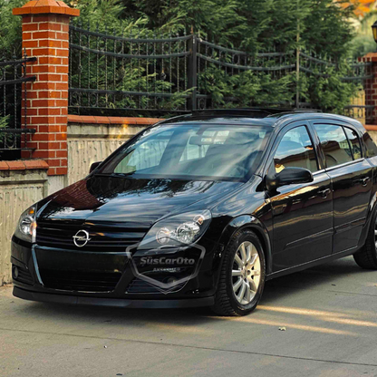 Opel Astra H 2004-2014 Universal Lip Flexible Labio Delantero 2 Piezas Spoiler Defensa Delantera Aditamento Parachoques Delantero