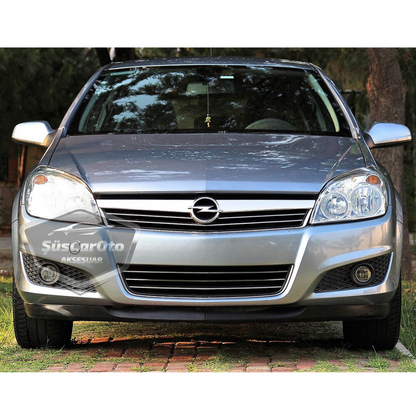 Opel Astra H 2004-2014 Universal Lip Flexible Labio Delantero 2 Piezas Spoiler Defensa Delantera Aditamento Parachoques Delantero
