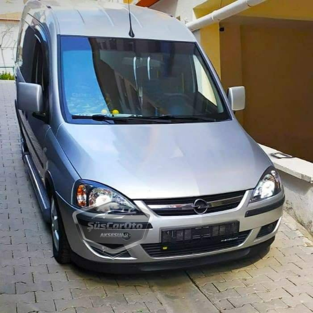 Compatible con Opel Combo C 2002–2012, Labio Delantero Flexible Universal Astra H, Kit de 2 Piezas para Parachoques Delantero, Aletín/Defensa Inferior