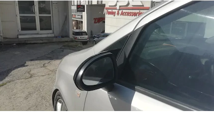 Opel Corsa D 2006-2014 Cubierta de espejo de murciélago Batman, plástico ABS negro piano