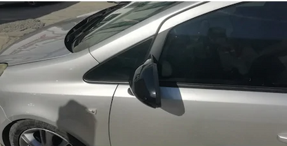Opel Corsa E 2014-2019 Tapa de Espejo Retrovisor Murciélago Batman Plástico ABS Piano Black