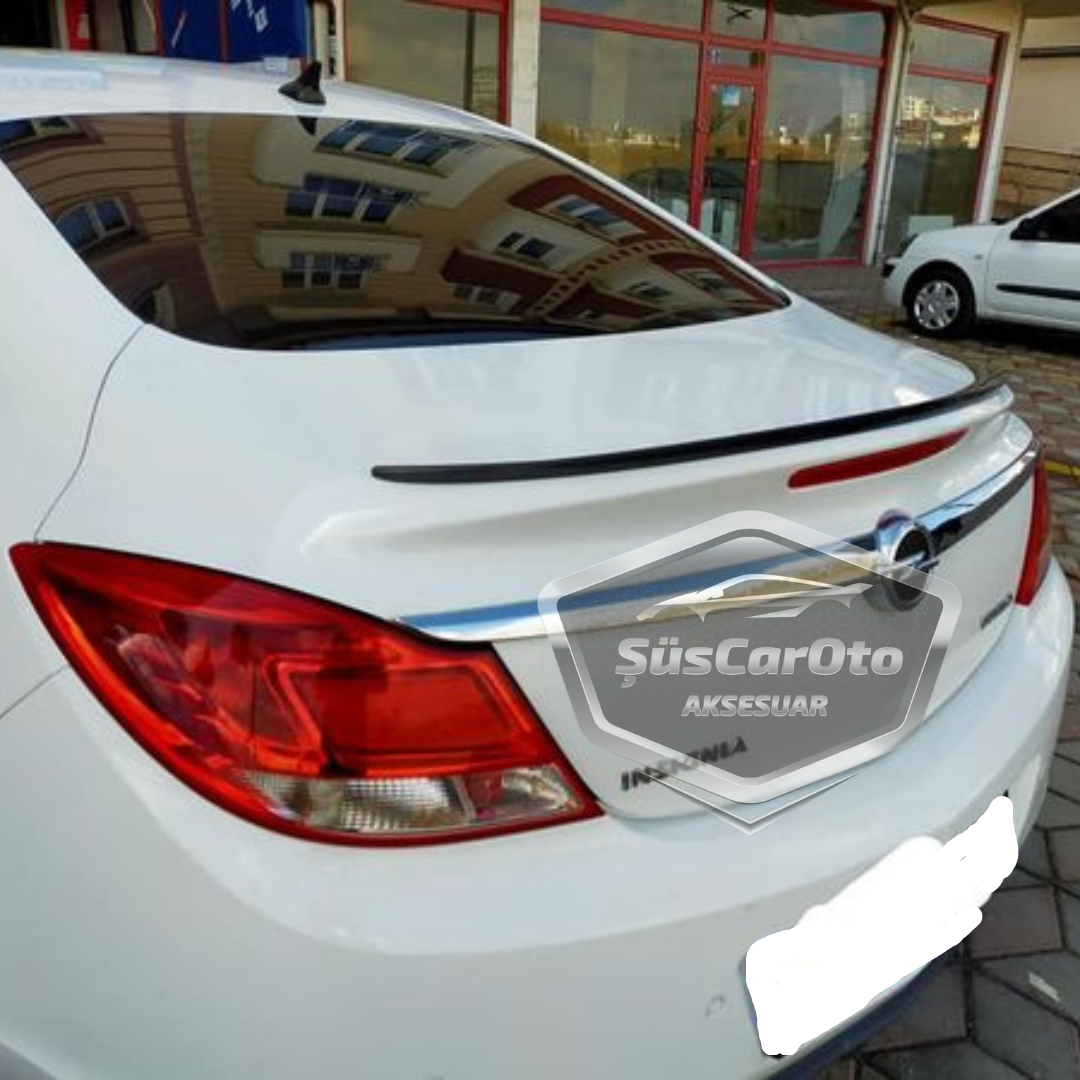 Opel Insignia A 08-17 Alerón maletero Embellecedor maletero Negro Piano Negro Brillante