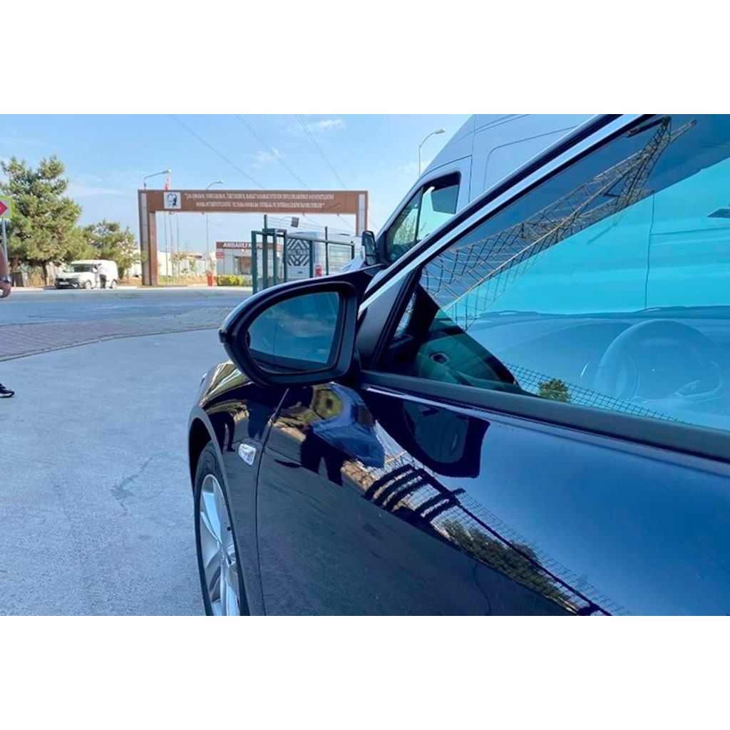 Cubierta de espejo Batman de plástico ABS negro piano Opel Insignia B 2017-2021