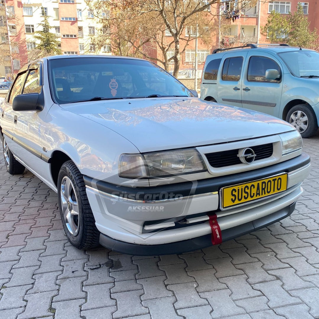 Labio delantero flexible universal Astra H de 2 piezas, compatible con Opel Vectra A 1988-1995, guardabarros de parachoques delantero