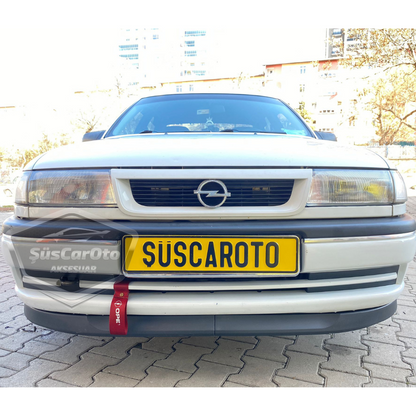 Labio delantero flexible universal Astra H de 2 piezas, compatible con Opel Vectra A 1988-1995, guardabarros de parachoques delantero