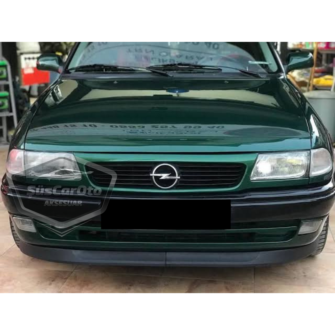 Labio delantero flexible universal Astra H de 2 piezas, compatible con Opel Vectra A 1988-1995, guardabarros de parachoques delantero