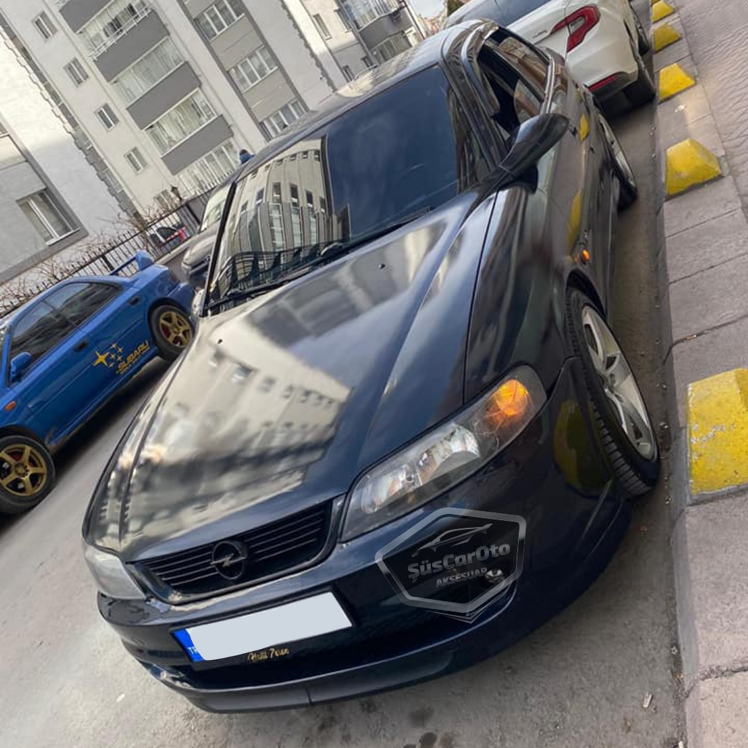 Opel Vectra B 1995-2002 Compatible Universal Astra H Lip Flexible Labio Delantero 2 Piezas Bajo Parachoques Spoiler Delantero