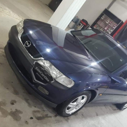 Opel Vectra B 1995-2002 Compatible Universal Astra H Lip Flexible Labio Delantero 2 Piezas Bajo Parachoques Spoiler Delantero