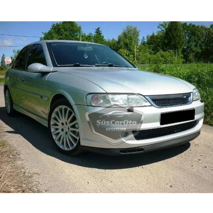 Labio universal compatible con Opel Vectra B 1995-2002, labio delantero flexible Laguna, 2 piezas, alerón delantero para parachoques.