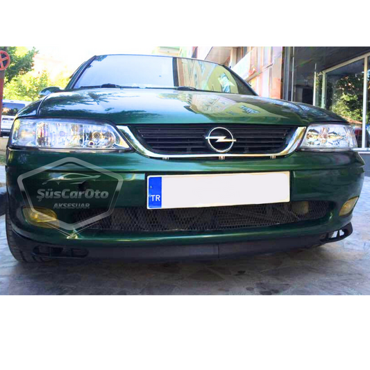 Labio universal compatible con Opel Vectra B 1995-2002, labio delantero flexible Laguna, 2 piezas, alerón delantero para parachoques.
