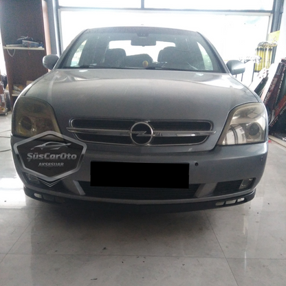 Opel Vectra C 2002–2009 Compatible Universal Laguna Lip Labio Delantero Flexible 2 Piezas Bajo Parachoques Lengüeta Guardabarros Delantero