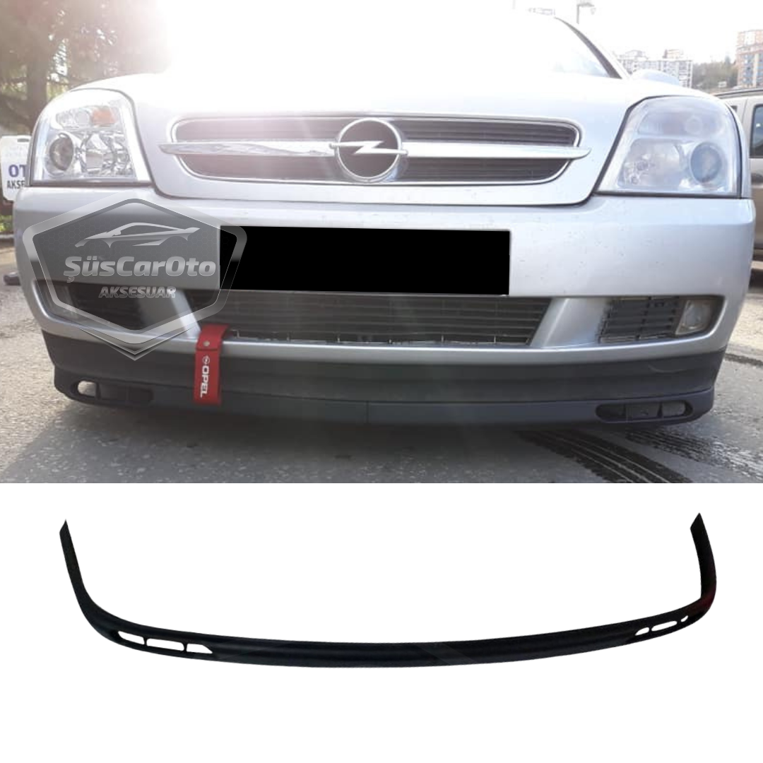 Opel Vectra C 2002–2009 Compatible Universal Laguna Lip Labio Delantero Flexible 2 Piezas Bajo Parachoques Lengüeta Guardabarros Delantero