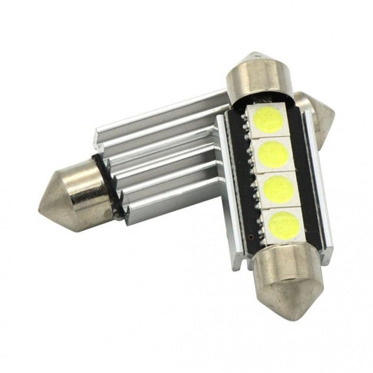 Oscar Placa de Techo, Lámpara LED, Bombilla Sofito Canbus 12V, 4 LED, 39 mm