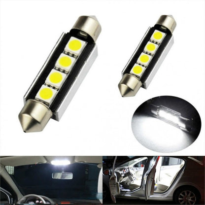Oscar Placa de Techo, Lámpara LED, Bombilla Sofito Canbus 12V, 4 LED, 39 mm