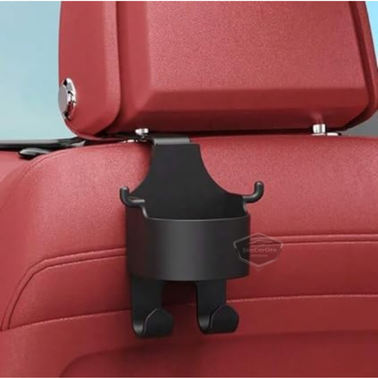 Organizador multifunción para el respaldo del asiento del coche, portavasos, soporte para teléfono, colgador y organizador de almacenamiento para coche, 1 unidad.