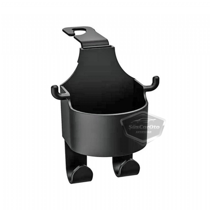 Organizador multifunción para el respaldo del asiento del coche, portavasos, soporte para teléfono, colgador y organizador de almacenamiento para coche, 1 unidad.