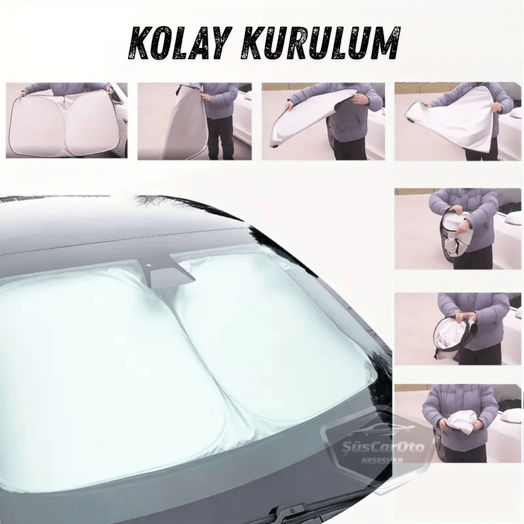 Parasol plegable premium para parabrisas delantero y trasero de coche, metalizado, de nueva generación, parasol para coche, SUV, camión, 80 cm x 140 cm, con bolsa