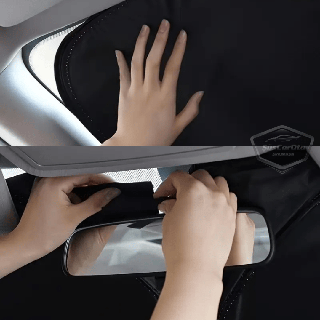 Parasol plegable premium para parabrisas delantero y trasero de coche, metalizado, de nueva generación, parasol para coche, SUV, camión, 80 cm x 140 cm, con bolsa