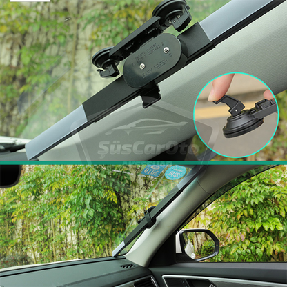 Parasol de Coche Plegable Tipo Acordeón, Parasol Delantero y Trasero, Metalizado, Trapezoidal, Deslizante, Protector Solar de Nueva Generación, para Coche, SUV, Camión, 70 cm x 150 cm ONP146