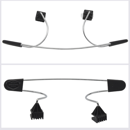 Percha para ropa trasera de asiento de coche, percha para chaqueta, metal cromado, percha interior de coche, percha antideslizante ONP183