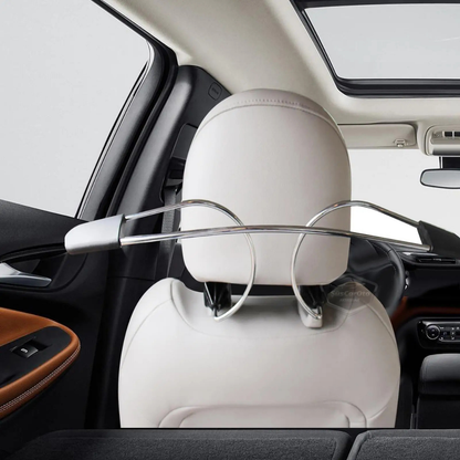 Percha para ropa trasera de asiento de coche, percha para chaqueta, metal cromado, percha interior de coche, percha antideslizante ONP183