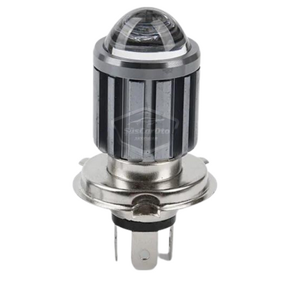 Automóvil Vehículo Motocicleta Lente Faro Bombilla Led Faro Bicolor Amarillo-Blanco CSP Lámpara Led Perforadora Difusora Luz Alta-Baja 1 Unidad H4
