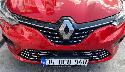 Renault Clio 5 Parrilla Frontal Cromada 6 Piezas 2019 y Posteriores