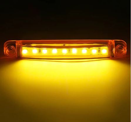 Luz LED tipo "dedo" para remolques y camiones, 12-24 V, resistente al agua, 4 colores