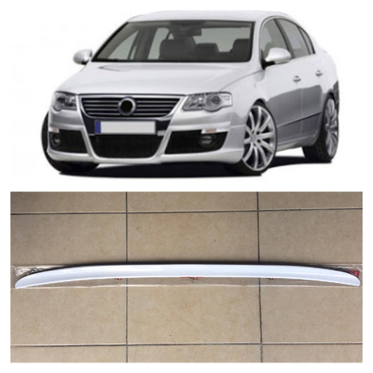 Spoiler para maletero Volkswagen Passat B6, moldura para maletero, blanco brillante