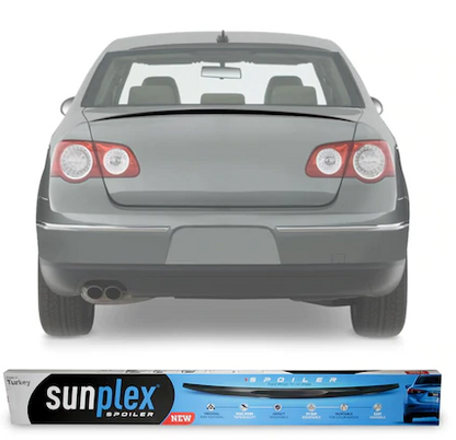 SUNPLEX Volkswagen Passat B6 Spoiler de maletero en negro piano