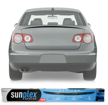SUNPLEX Volkswagen Passat B6 Spoiler de maletero en negro piano