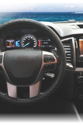 FUNDA DE VOLANTE DE SILICONA PERFLEX ESTAMPADA NEGRA
