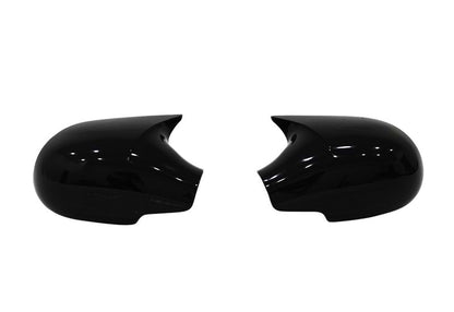 Peugeot 206 1998-2012 Tapa de Espejo Batmóvil Negro Piano Plástico ABS