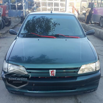 Faldón Universal Flexible Laguna Lip Compatible con Peugeot 306 1993-2002, 2 Piezas, Complemento Inferior de Parachoques, Deflector Frontal, Aleta de Barro