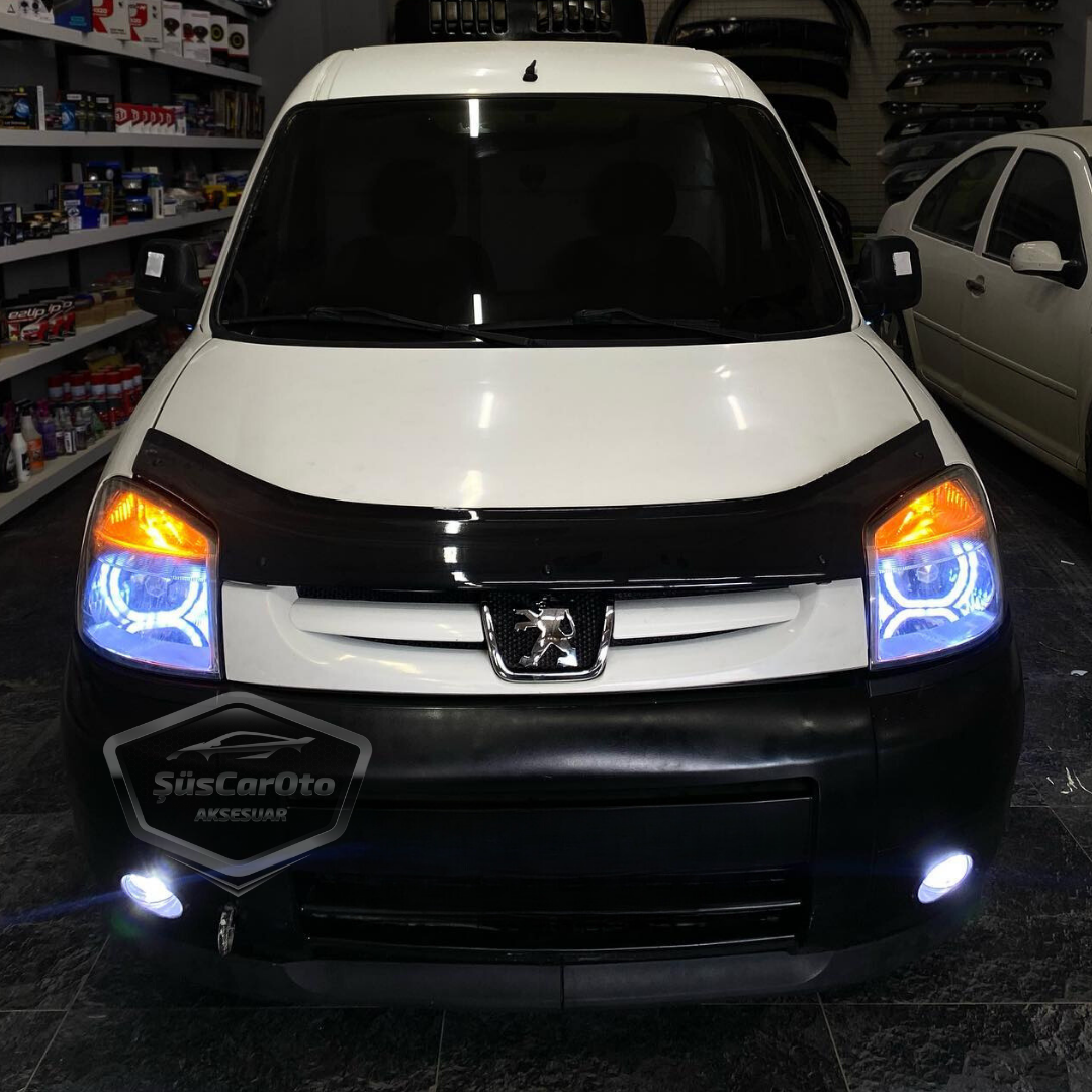 Peugeot Partner 2 2002-2008 Compatible Labio Delantero Flexible Astra H Universal 2 Piezas Bajo Paragolpes Protector Bajo Paragolpes Adicional