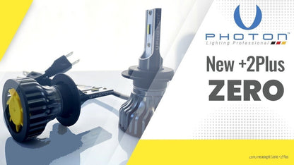 Photon Zero +2 Plus Nueva generación Mini CSP Led Xenon Efecto Rayo con ventilador Slim Zenon 6000K H4