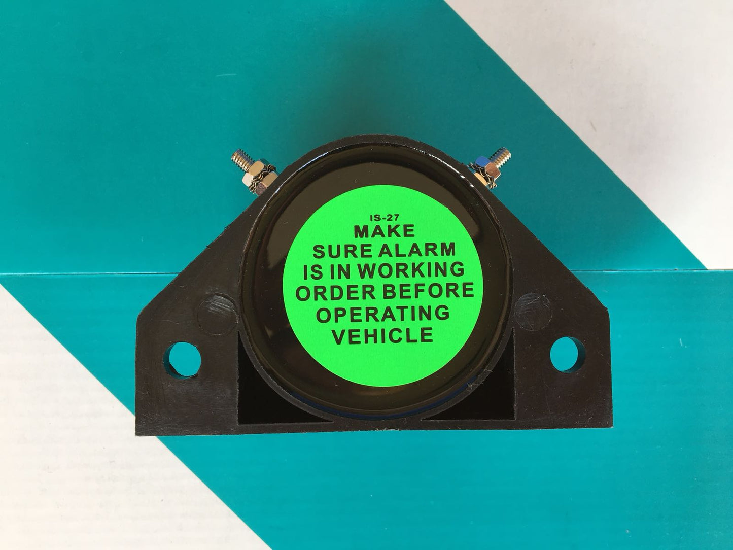 Sirena de marcha atrás PMX (12V-36V) para maquinaria de construcción, carretillas elevadoras, camiones