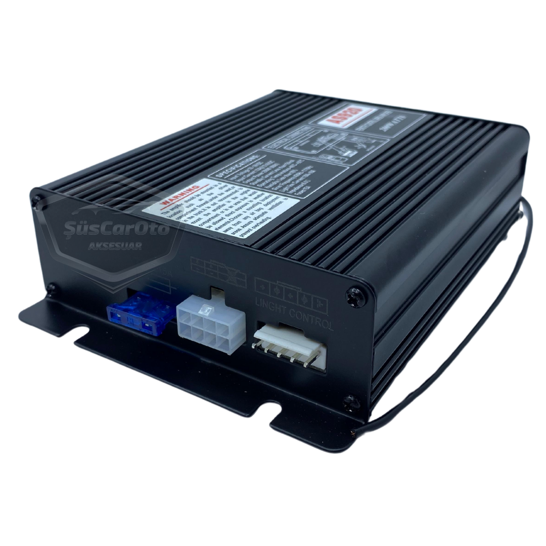 Sirena de policía profesional, sirena potente con control remoto inalámbrico, bocina, megáfono con micrófono, metal, 200W, 12V, AS920