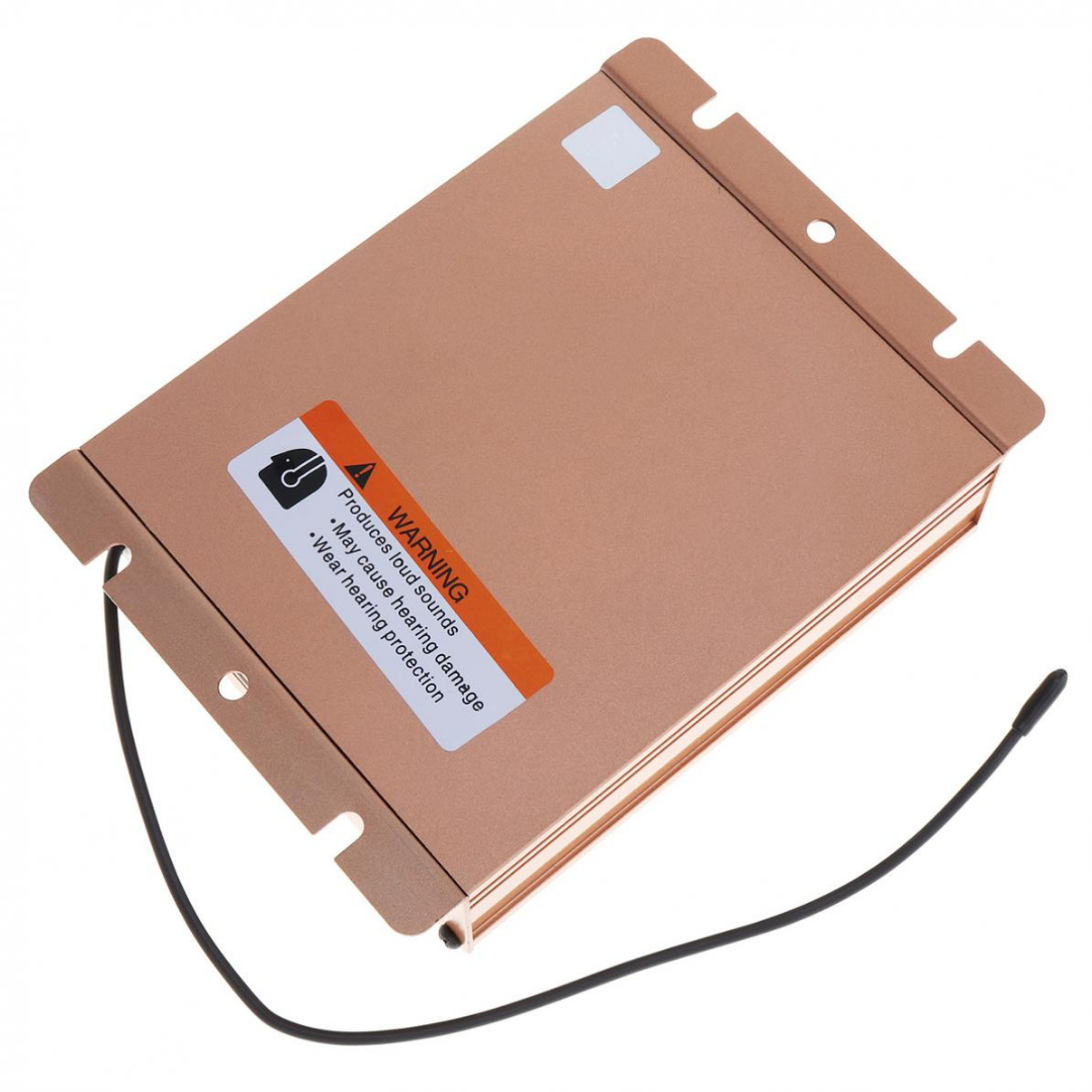 Sirena de policía profesional, potente bocina de sirena con control remoto, micrófono y megáfono, metal, 200 W, 12 V.