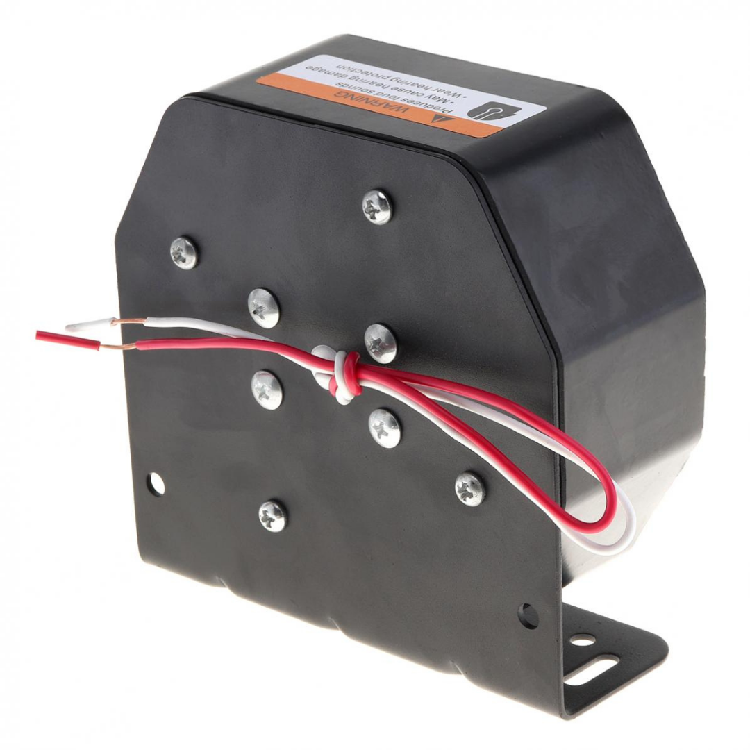 Sirena de policía profesional, potente bocina de sirena con control remoto, micrófono y megáfono, metal, 200 W, 12 V.
