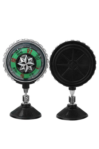 Brújula de luz Carub, con ventosa, tamaño grande, ajustable, estilo retro, 1 unidad.