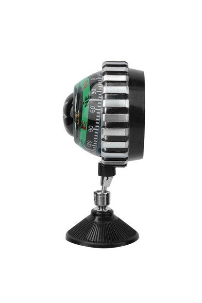 Brújula de luz Carub, con ventosa, tamaño grande, ajustable, estilo retro, 1 unidad.