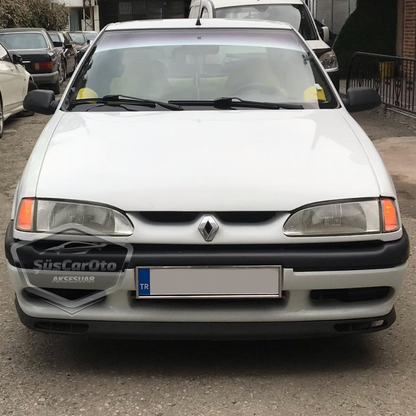 Renault 19 Europa 1994-2001 compatible labio universal flexible para Laguna, labio delantero, 2 piezas, alerón inferior de parachoques, alerón delantero