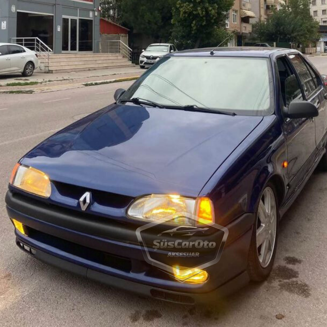 Renault 19 Europa 1994-2001 compatible labio universal flexible para Laguna, labio delantero, 2 piezas, alerón inferior de parachoques, alerón delantero