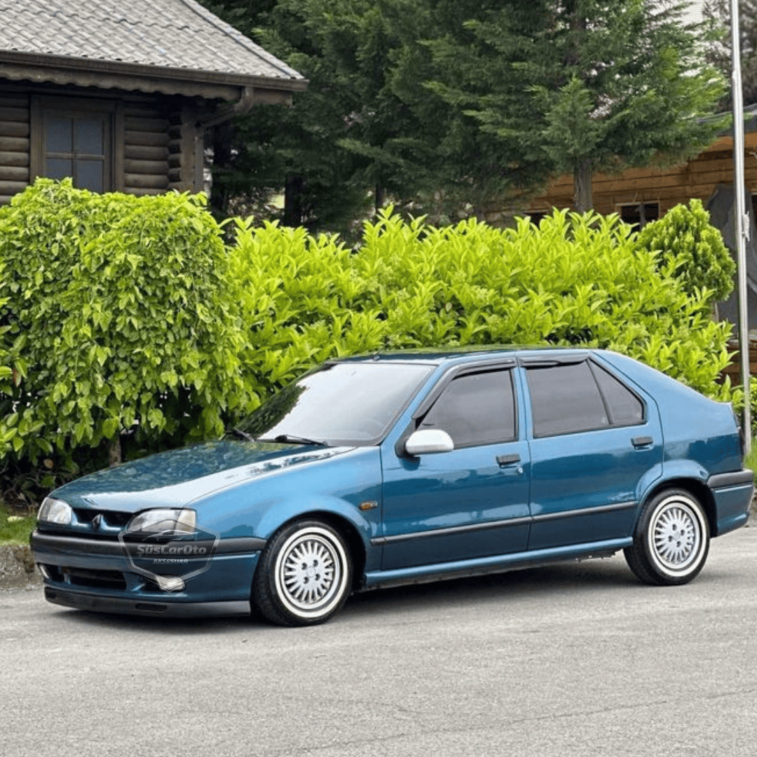Compatible con Renault 19 Europa 1994-2001, labio universal flexible V2 Laguna de 2 piezas para parachoques delantero, alerón inferior, aleta de barro y extensión delantera.