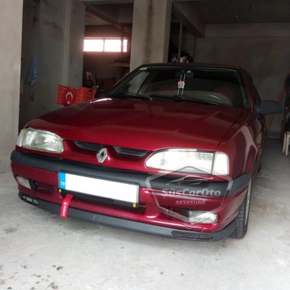 Renault 19 Europa 1994-2001 compatible labio universal flexible para Laguna, labio delantero, 2 piezas, alerón inferior de parachoques, alerón delantero
